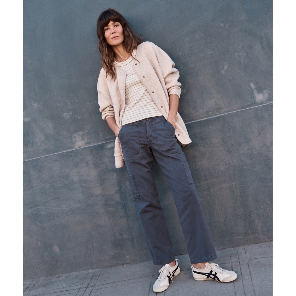 Marine Layer Granola Utility Cargo Pants Straight Leg Womens 4 Grunge Gorpcore
